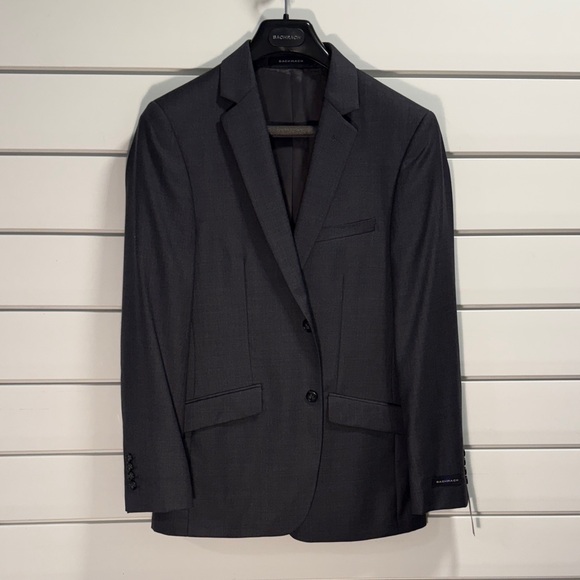 Bachrach Dark Gray Suit Jacket